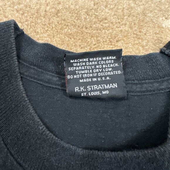 Vintage Harley Davidson Free Spirit AOP Bleach Dyed T-Shirt Adult XXL 2XL Kutter - Picture 6 of 10